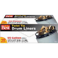 Do it Best 55 Gal. Black Drum Liner (10-Count)