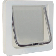 Ideal Pet 6-1_4 In. x 6-1_4 In. Small Plastic White Pet Door