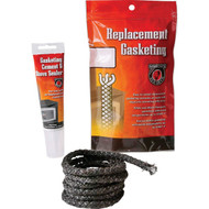 Meeco's Red Devil Gasketing Cement_Stove Sealer and 3_8 In. x 6 Ft. Replacement Rope Gasket Kit
