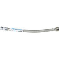 SureDry 3_8 In. C x 1_2 In. FIP X 12 In. L Braided Stainless Steel Faucet Connector