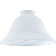 Westinghouse 4-3_8 In. White Honey Swirl Glass Shade