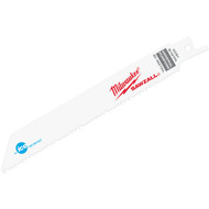 Milwaukee SAWZALL 6 In. 8_12 TPI Ice Hardened Multi-Material Reciprocating Saw Blade (5-Pack)