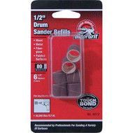 Gator 1_2 In. x 1_2 In. 80 Grit Drum Sander Refills (6-Pack)