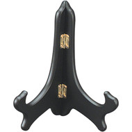 Tripar 4 In. to 6-1_2 In. Ebony Plate Stand