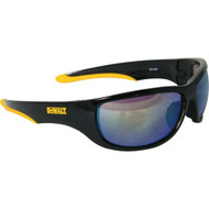 DEWALT Dominator Black_Yellow Frame Safety Glasses with Yellow Mirrored Lenses