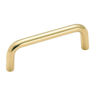 Amerock Wire Pulls 3-1_4 In. Brass Wire Cabinet Pull