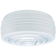 Westinghouse White & Clear 4-1_4 In. x 11 In. Drum Ceiling Shade