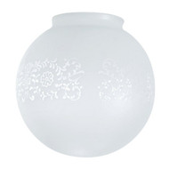 Westinghouse Frosted 3-1_4 In. x 6 In. Victorian Glass Ceiling Globe Shade