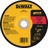 DeWalt HP Type 27 7 In. x 1_4 In. x 7_8 In. Metal Grinding Cut-Off Wheel