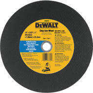 DeWalt HP Type 1 14 In. x 7_64 In. x 1 In. Stainless Steel Cut-Off Wheel