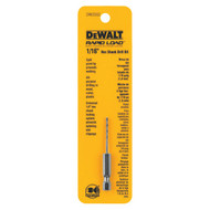 DEWALT Rapid Load 1_16 In. Black Oxide Hex Shank Drill Bit