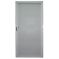 Croft Imperial Style 36 In. W x 80 In. H x 1 In. Thick White Full View Aluminum Storm Door