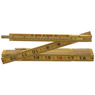 Lufkin Red End 6 Ft. x 5_8 In. Wood Folding Rule with Hook