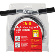 Do it 1_4 In. x 15 Ft. Galvanized Steel Wire Cleanout Drain Auger