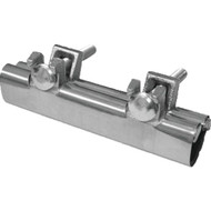 Jones Stephens 3_4 In. x 6 In. Stainless Steel Repair Clamp 2 Bolt Installation