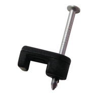 Gardner Bender 1_8 In. UV-resistant Poly Black Low-Volt Coaxial Staple (25-Count)