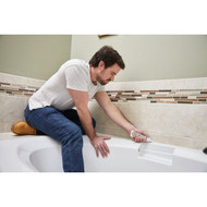 GE Advanced Silicone Kitchen & Bath Sealant  Almond  2.8  Oz. Tube