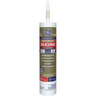 GE Advanced Silicone Kitchen & Bath Sealant  Almond  10.1  Oz. Cartridge