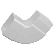 Raingo 2-1_2 In. Vinyl White Front or Side Downspout Elbow
