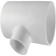 Charlotte Pipe 2 In. Solvent Weld x 3_4 In. FIP Schedule 40 PVC Tee