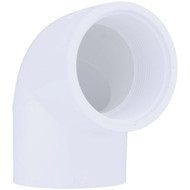 Charlotte Pipe 2 In. Slip x 2 In. Female Schedule 40 90 Deg. PVC Elbow (1_4 Bend)
