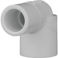 Charlotte Pipe 1_2 In. Slip x Spigot Schedule 40 90 Deg. Street PVC Elbow (1_4 Bend)