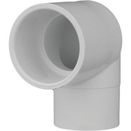 Charlotte Pipe 1-1_2 In. Slip x Spigot Schedule 40 90 Deg. Street PVC Elbow (1_4 Bend)