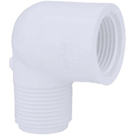 Charlotte Pipe 3_4 In. Male x Female Schedule 40 90 Deg. Street PVC Elbow (1_4 Bend)