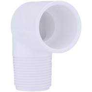 Charlotte Pipe 1 In. Slip x Male Schedule 40 90 Deg. Street PVC Elbow (1_4 Bend)
