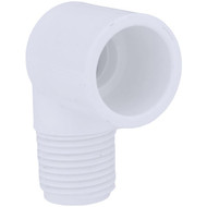 Charlotte Pipe 1_2 In. Slip x Male Schedule 40 90 Deg. Street PVC Elbow (1_4 Bend)