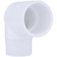 Charlotte Pipe 1-1_4 In. Slip x Male Schedule 40 90 Deg. Street PVC Elbow (1_4 Bend)