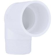 Charlotte Pipe 1-1_2 In. Slip x Male Schedule 40 90 Deg. Street PVC Elbow (1_4 Bend)