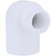Charlotte Pipe 1 In. Slip x 1_2 In. Female Schedule 40 90 Deg. PVC Elbow (1_4 Bend)