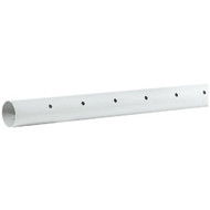 Charlotte Pipe 3 In. x 10 Ft. Perforated PVC Drain and Sewer Pipe Belled End (2-Row)