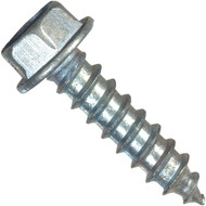 Hillman #7 x 1_2 In. Slotted Hex Washer Head Zinc Sheet Metal Screw (100 Ct.)