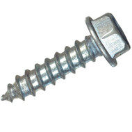 Hillman #8 x 3_4 In. Slotted Hex Washer Head Chrome Sheet Metal Screw (12 Ct.)