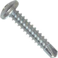 Hillman #8 - 18 x 3_4 In. Phillips Pan Head Self-Drilling Sheet Metal Screw (100 Ct.)