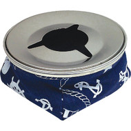 Seachoice 4-1_8 In. Blue Stainless Steel Windproof Ashtray