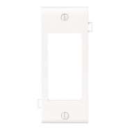 Leviton 1-Gang Plastic Sectional Rocker Decorator Wall Plate Center Panel  White