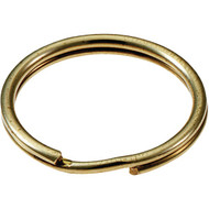 Lucky Line Steel Brass-Plated 1-1_8 In. Key Ring