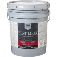Best Look 100% Acrylic Latex Premium Paint & Primer In One Flat Exterior House Paint  Exra Deep Base  5 Gal.