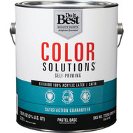 Do it Best Color Solutions 100% Acrylic Latex Self-Priming Satin Exterior House Paint  Pastel Base  1 Gal.