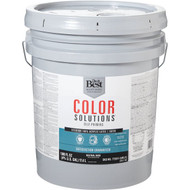 Do it Best Color Solutions 100% Acrylic Latex Self-Priming Satin Exterior House Paint  Neutral Base  5 Gal.