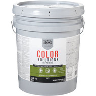 Do it Best Color Solutions 100% Acrylic Latex Self-Priming Semi-Gloss Exterior House Paint  White  5 Gal.