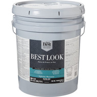 Best Look 100% Acrylic Latex Premium Paint & Primer In One Satin Exterior House Paint  Neutral Base  5 Gal.