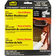 M-D Brown 10' 19_32 Rubber Weatherstrip