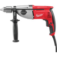 Milwaukee 1_2 In. Keyed 7.5-Amp Dual Torque Electric Hammer Drill