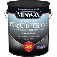 Minwax Satin Water Based Oil-Modified Interior Polyurethane  1 Gal.