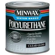 Minwax Gloss Water Based Oil-Modified Interior Polyurethane  1_2 Pt.