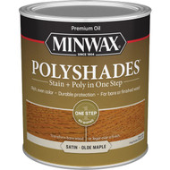 Minwax Polyshades 1 Qt. Satin Stain & Finish Polyurethane In 1-Step  Olde Maple